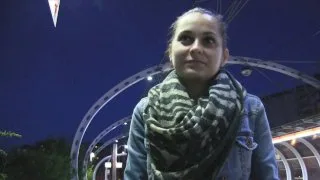 Babe With No Ticket Will Have To Take Stranger's Cum On Her Ass - Public Agent - 14083