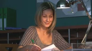 Receptionist Sucks And Fucks For A Promotion - Public Agent - 14085