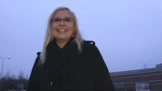 Curvy Blonde Takes All Of Stranger's Cock Deep Inside Her Pussy - Public Agent - 14147