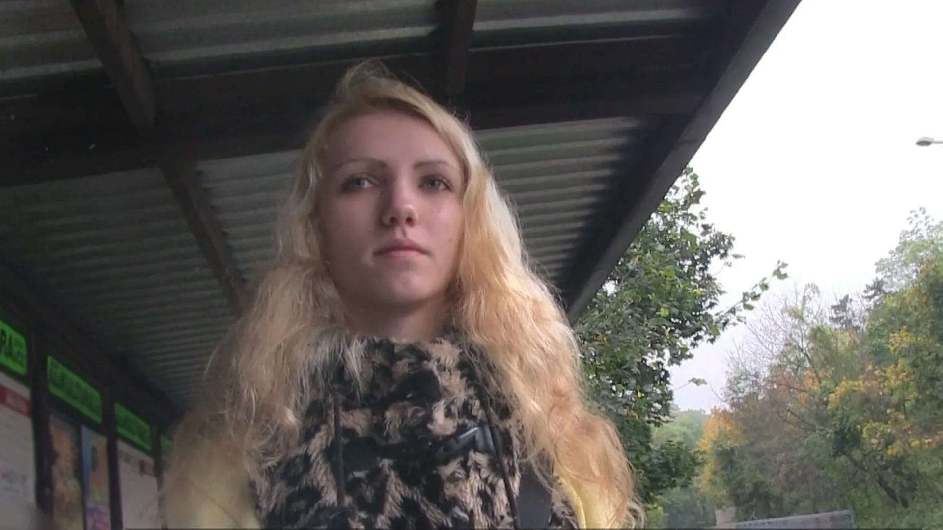 Blonde Rides Cock Instead of the Bus - Public Agent - 14317