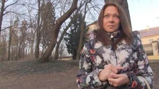 Brunette Teen Gets Banged in Car - Public Agent - 14361