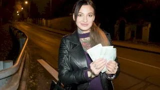 Tattooed horny minx night time fuck - Public Agent - 15031