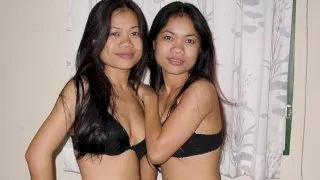 Private photos of Kung and Poo the real Thai twin sisters I inseminated - Thai Girls Wild - 34602