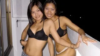 Barfined threesome with two of Patongs sexiest Thai teen showgirls. Watch them get crazy! - Thai Girls Wild - 34878