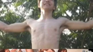 [4101-038] Radio gymnastics naked under the blue sky! ! Pissing in the bonus show! - HeyDouga - 1821