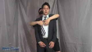 [4237-166] Fresh Suit Handsome Man With a Thick, Heavy Cock Explodes - HeyDouga - 4492