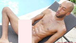 [4422-025] John Long Flexes His Abs As He Drains His Thick Shaft Outdoors! - HeyDouga - 5522