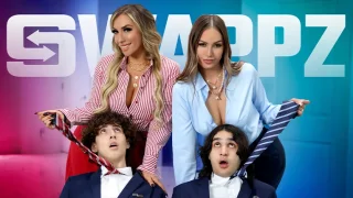 Hot Milfs Desiree Dulce & Mia James Take Their V-Cards on the Couch! - Mom Swap - 506