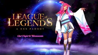[2022-03-24] League of Legends: Ahri Spirit Blossom A XXX Parody - VRCosplayX - 40566