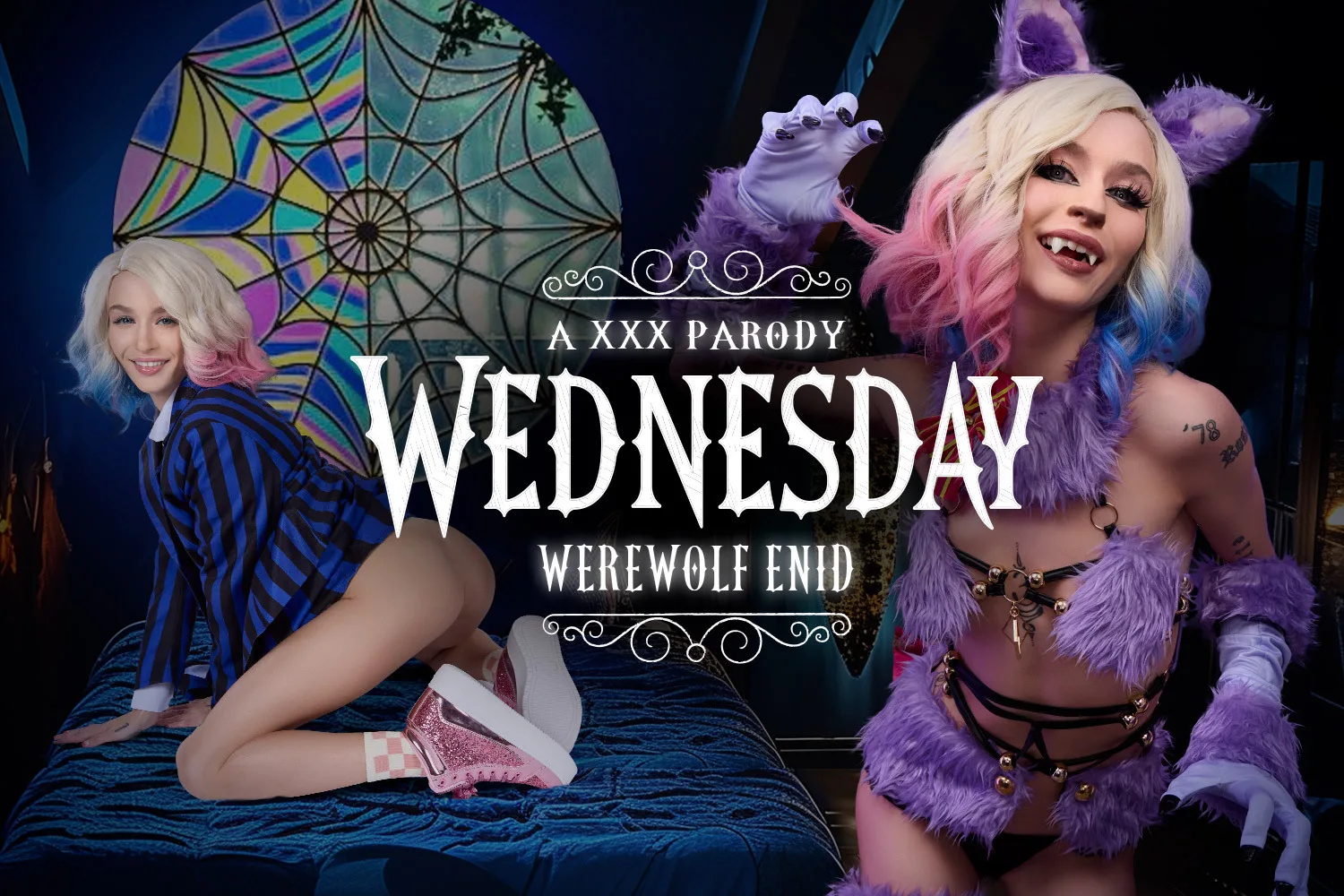 [2024-07-25] Wednesday: Werewolf Enid A XXX Parody - VRCosplayX - 43477