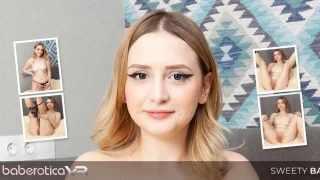 Cute Blondie, Sweety Babe, Fucks Her Puffy Pussy For Us - Baberotica VR - 47979