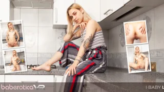 Skinny Punk Chick Fingers Her Cunt In The Kitchen - Baberotica VR - 48046