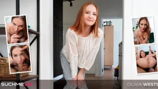 Adorable Ginger Olivia Westsun Has A Blast In Her First Porn Scene - Suck Me VR - 48680