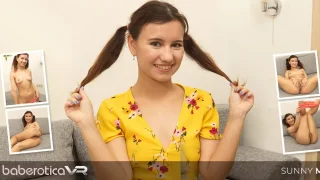 Cute And Tiny Teen Sunny May Wants To Be A Pornstar - Baberotica VR - 52345