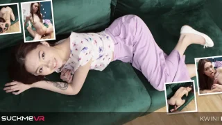 Pajama Sex With Skinny Little Spinner Kwini Kim - Suck Me VR - 52985