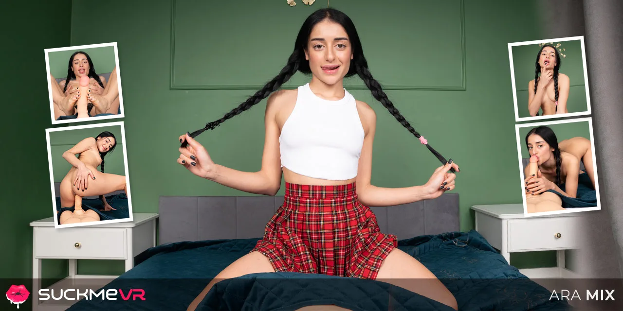 Skinny Russian Ara Mix Proves That Her Pussy Can Take A Stretching - Suck Me VR - 53003