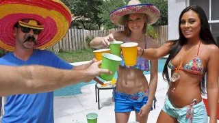 Pool Party With Two Horny Girls - Real Slut Party - 10780