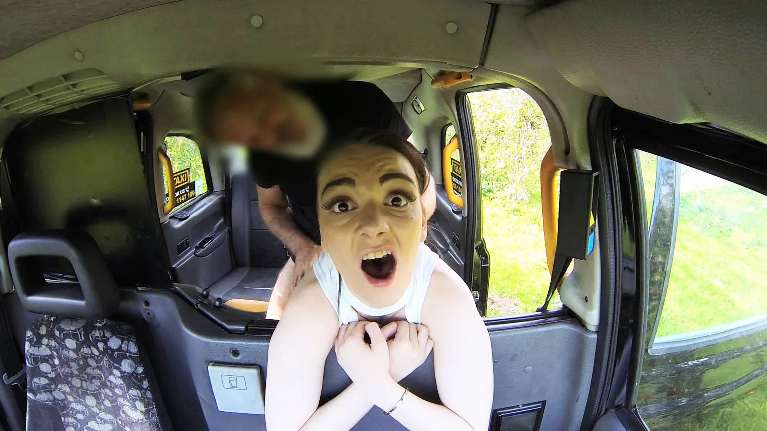 Natural small tits and tight pussy - Fake Taxi - 1091289