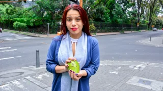 Sexy Colombian teen Diana Ramirez gets facial in naughty pickup and fuck - Carne del Mercado - 417321