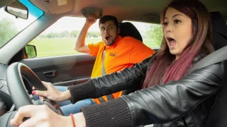 Instructor licks cute learners ass - Fake Driving School - 1088821