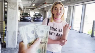 Saucy Blonde Fucks for Money - Public Pickups - 1125866