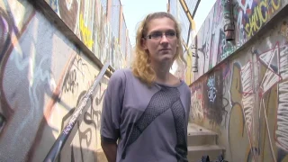 Stranger Offers Nerdy Blonde A Modeling Job If She Fucks Him Outdoors - Public Agent - 1123346