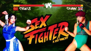 Sex Fighter: Chun Li vs. Cammy (XXX Parody) - Hot And Mean - 1096082