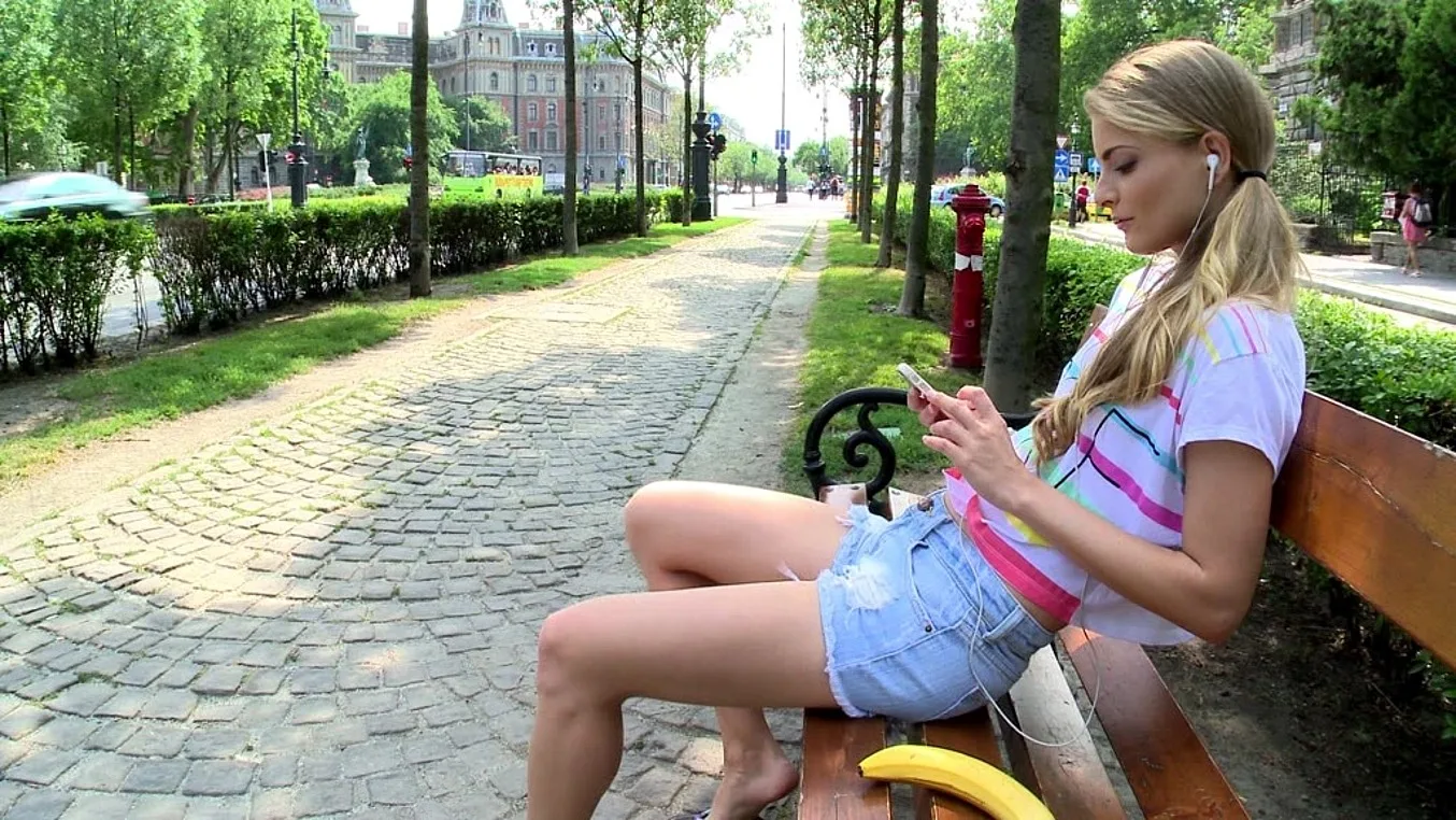 Biker bangs young teen Cayenne Klein's tight shaved pussy really hard GP1043 - PornWorld - 105724