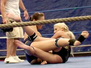 NudeFightClub backstage with Aspen and Blond Cat - 21Sextury - 13970