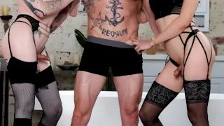 Take A Ride On The Trans Train #02 - Korra Del Rio, Lena Moon & Johnny Hill - 21Sextury - 21997