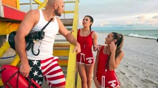 Horny Lifeguards Share A Cock - Brazzers Exxtra - 33960