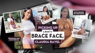 Picking Up a Busty Brace Face, Claudia Bavel - Life Selector - 40132