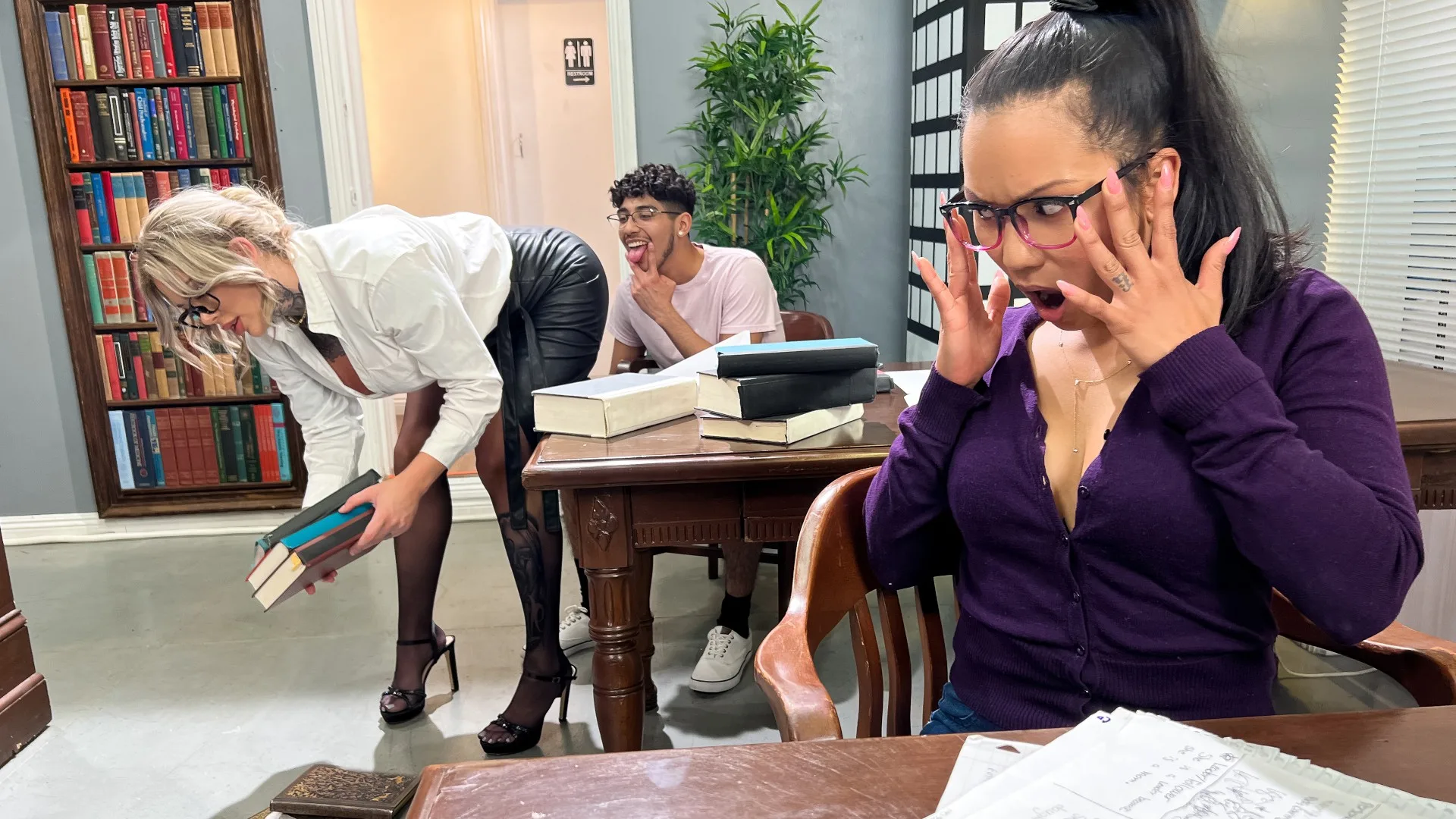 Goofing Off In A Library - Lil Humpers - 58976