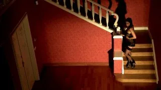 Hot Milf Sheila Grant dp's herself in the stairwell! - PornWorld - 98794