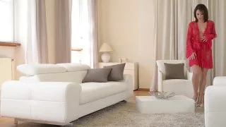 French Tattoo Beauty Fingers Pussy, Shows Off Booty - PornWorld - 110321