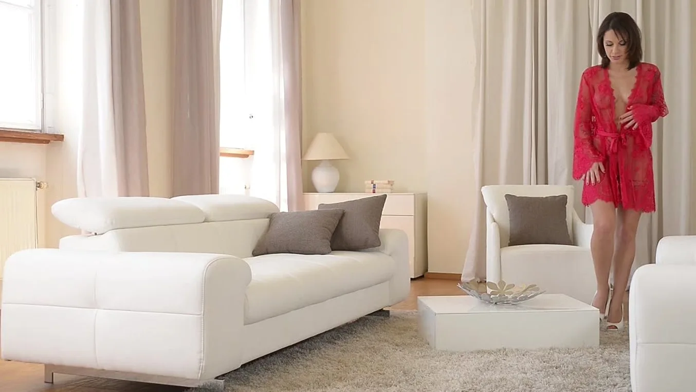 French Tattoo Beauty Fingers Pussy, Shows Off Booty - PornWorld - 110321