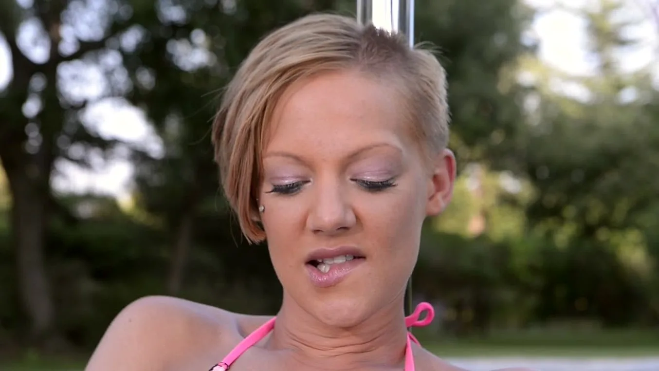 Splish Splash: Wet Pole Dance And Dildo Masturbation - PornWorld - 111346