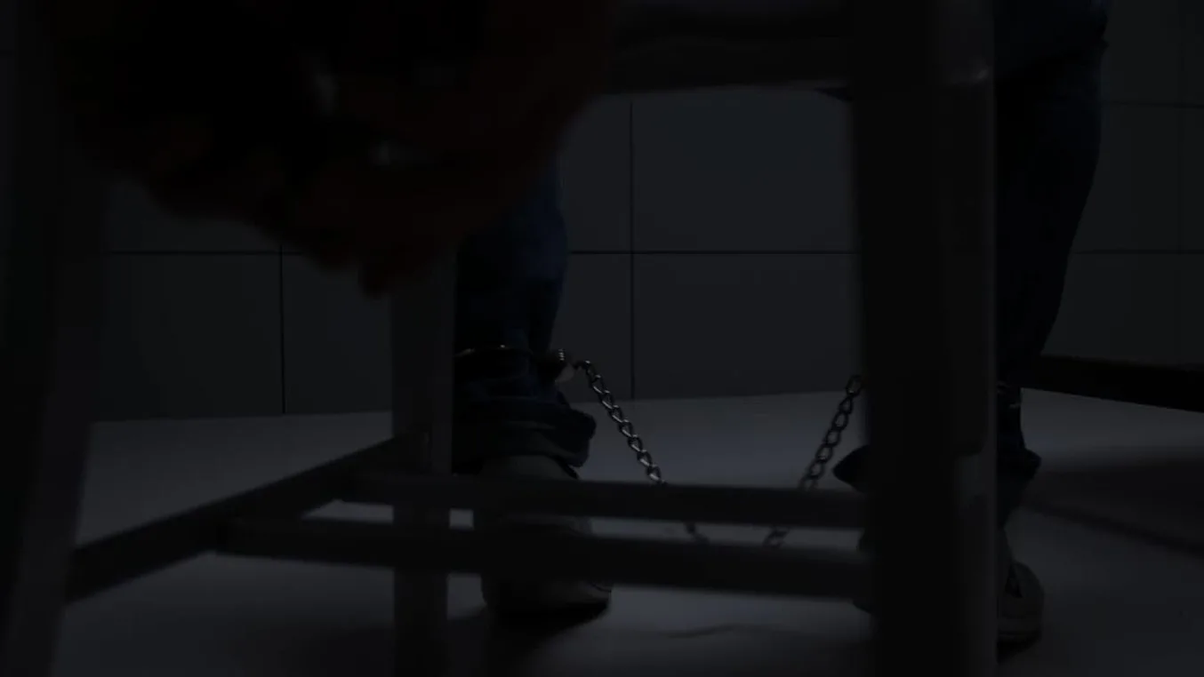 The Interrogator: Busty Cop Sucks her Prisoner - PornWorld - 112868