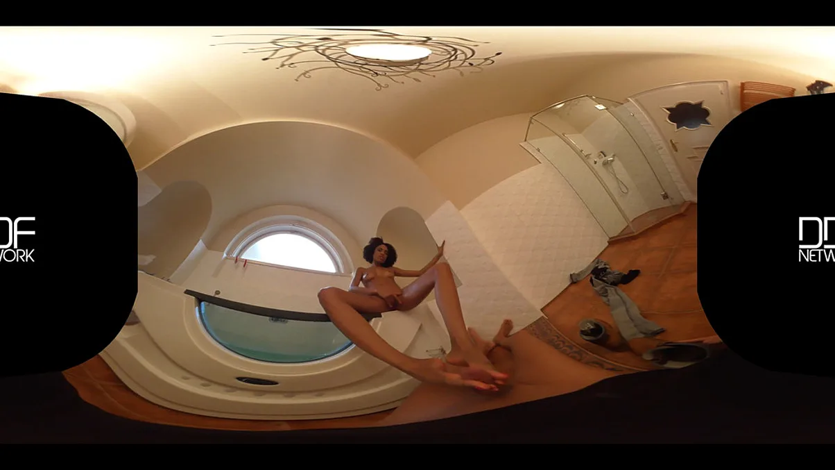 Intimate Pleasure: Breath-taking Slim Babe Gives POV Footjob - PornWorld - 112950