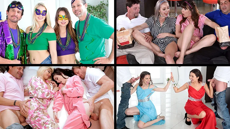 Hot Daughter Swapping Fuck Compilation - TeamSkeet Selects - 114648