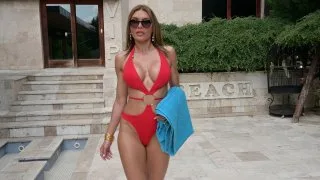 Busty MILF Kitana Lure Takes DP Slamming by the Poolside GP2588 - PornWorld - 120420