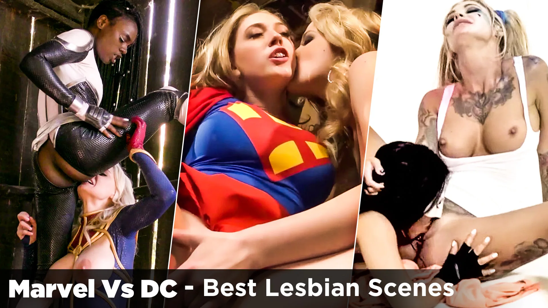 Marvel Vs DC Best Lesbian Scenes - WICKED - 138434