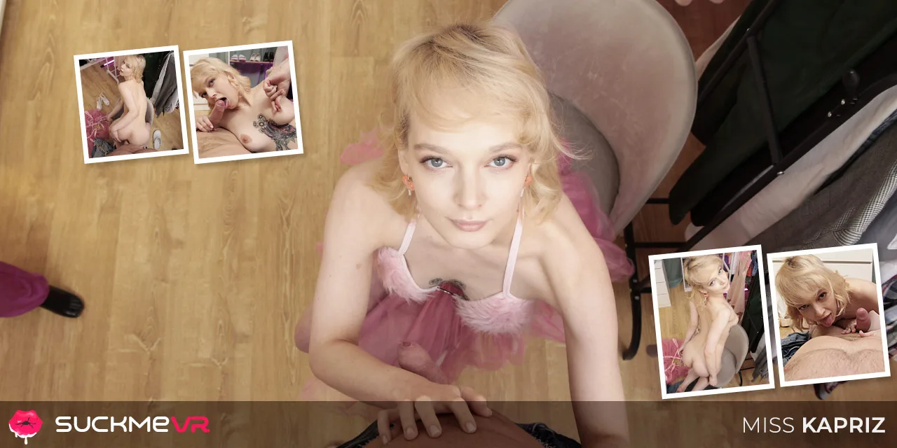 Petite Angel Miss Kapriz Knows How To Move On Fat Dicks - Suck Me VR - 1138995