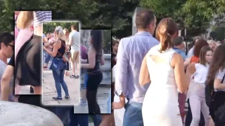 Sexy Girls Dancing Outside At Park - Euro Sex Diary - 1143588